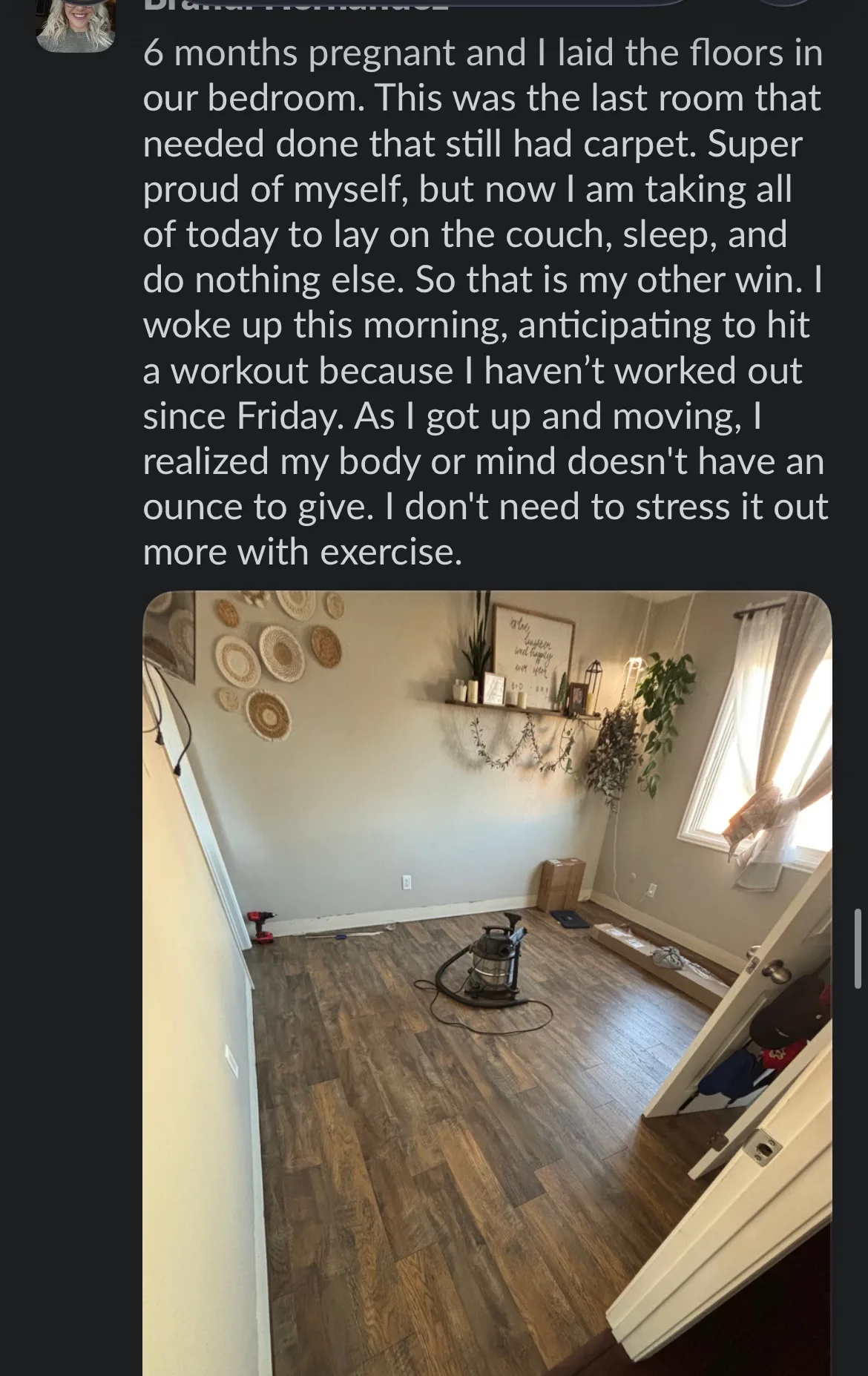 Client win shared in the Nurture community